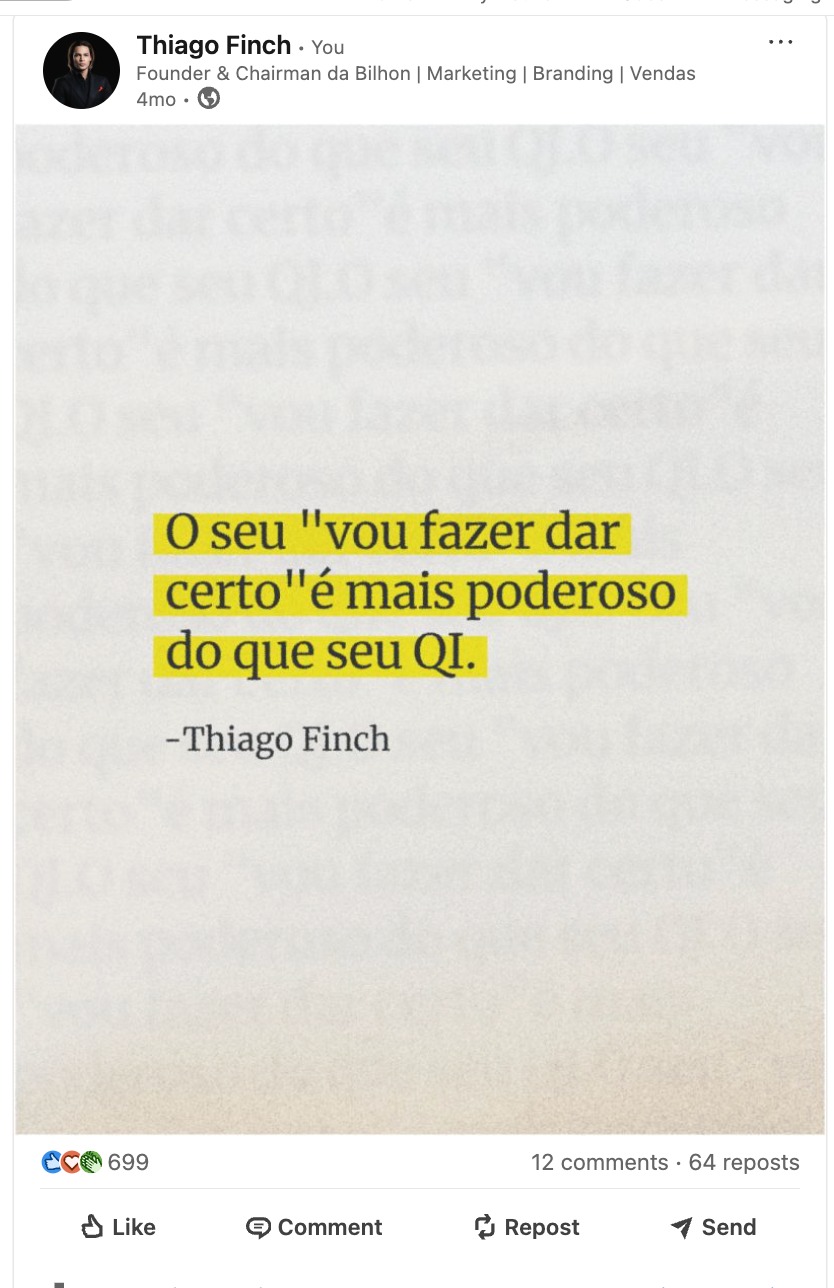 Portf&oacute;lio LinkedIn